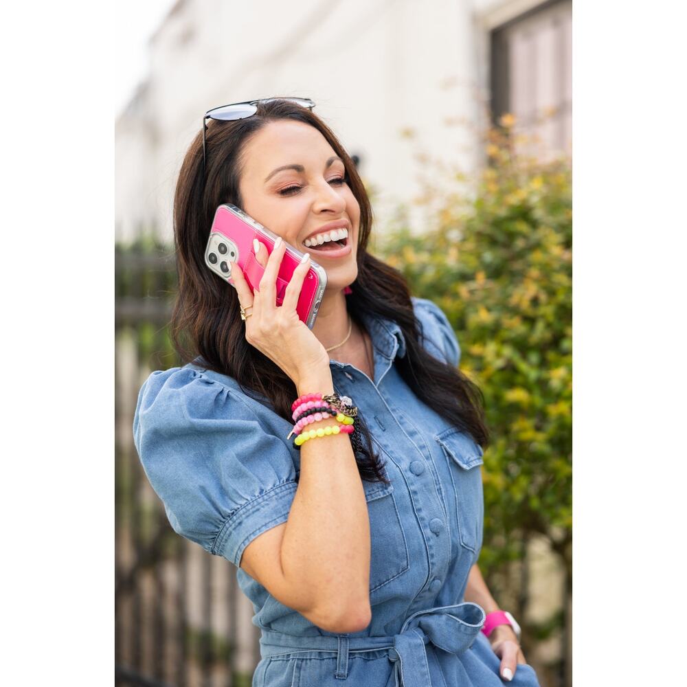 WALI Cases IPhone 15 Strawberry Margarita by Meaghan Mattei Fushia Cell Case